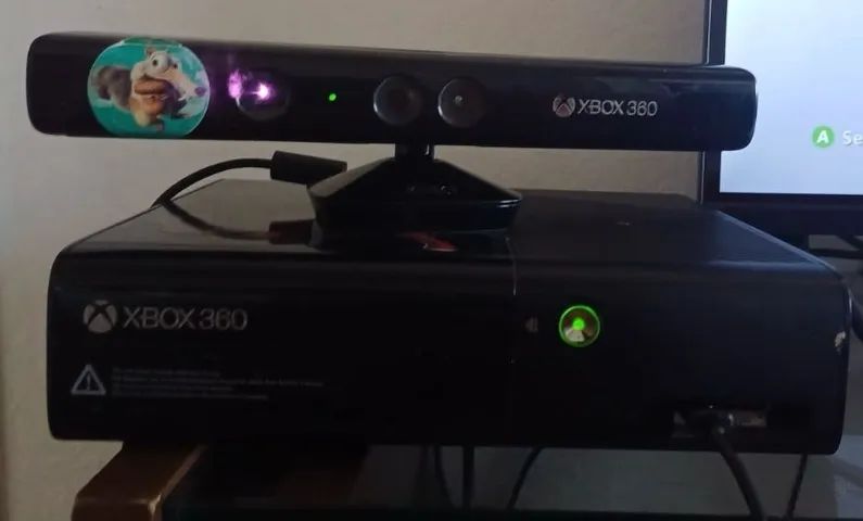 Kit Microsoft Xbox 360 + Kinect Slim + Controle + Jogos - Foto 2