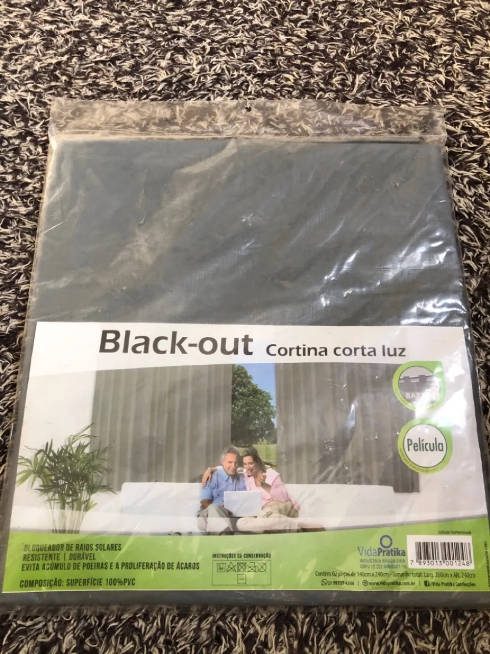 Cortina Black-out Corta Luz Vida Pratika