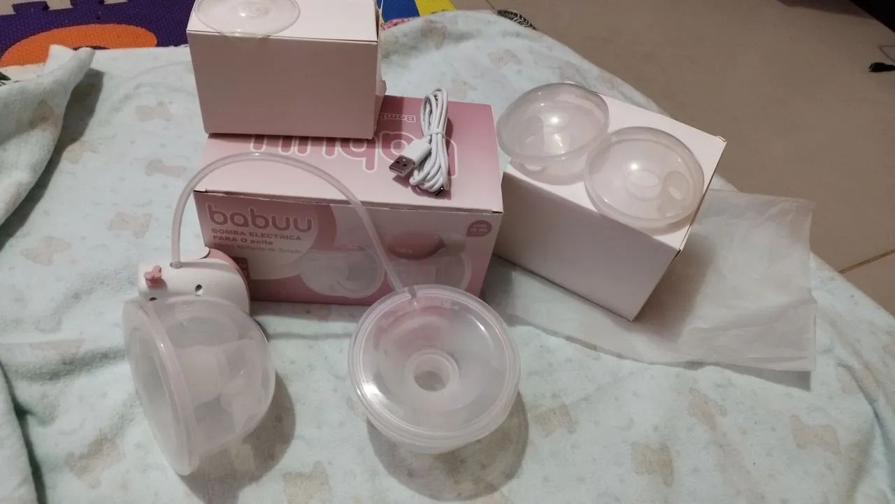 Bomba de Leite Elétrica Babuu N600 - Nova - Foto 3