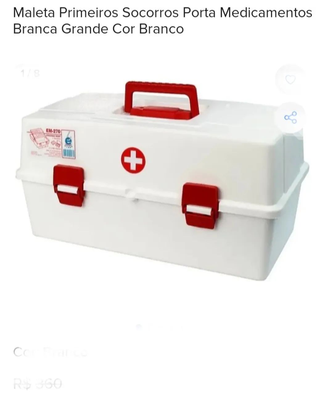 Maleta de primeiro socorros  