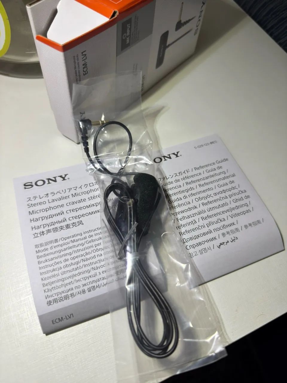 Microfone Sony estéreo lapela ECMLV1 - Foto 2