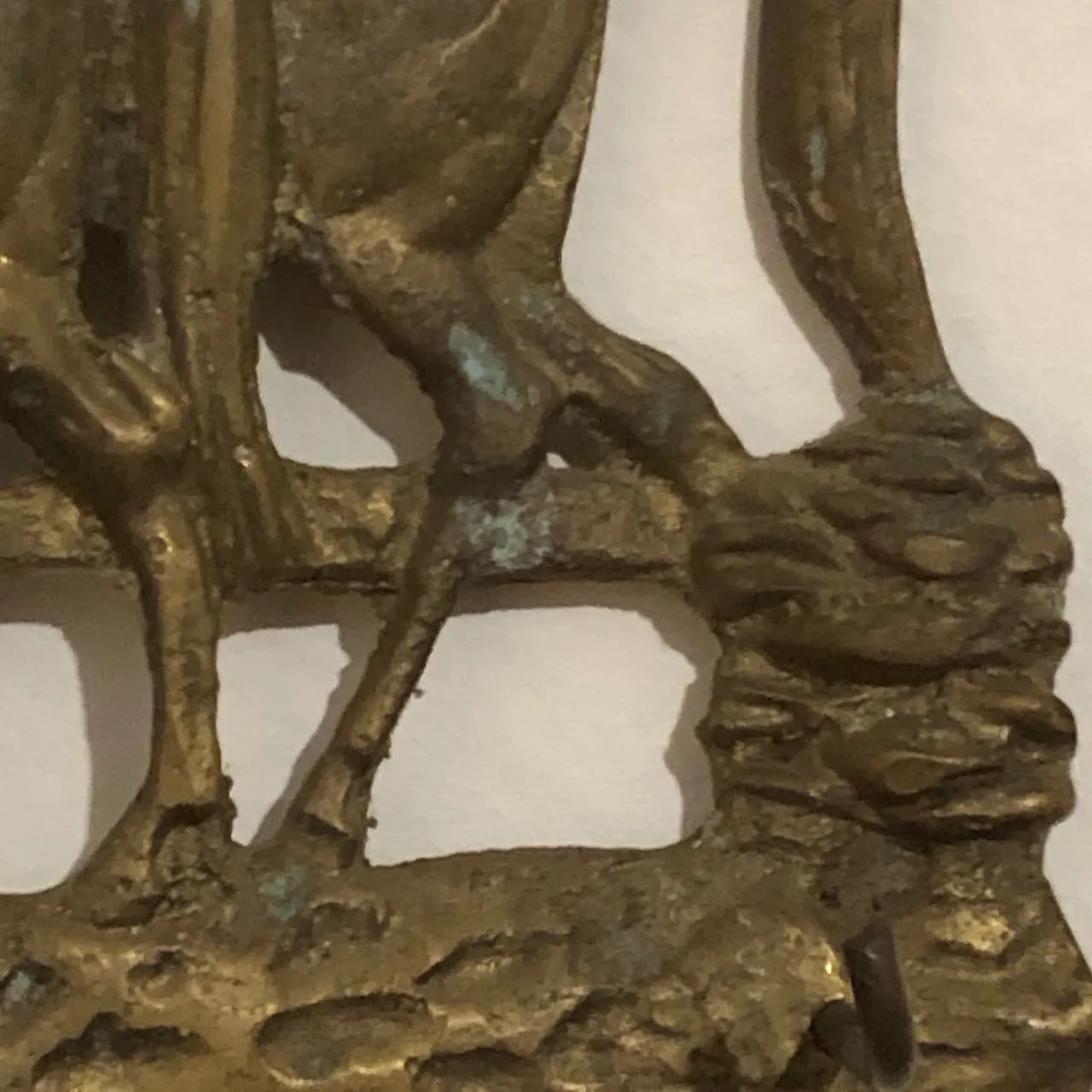 Porta-chaves de bronze cavalos - Foto 4