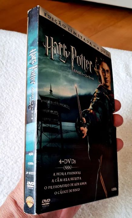 Coleção Harry Potter 4 DVDs em ótimo estado - Foto 2