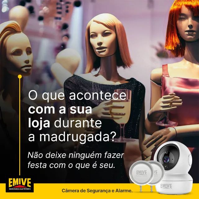 Sistema de Alarme e Câmeras de segurança EMIVE - Foto 2