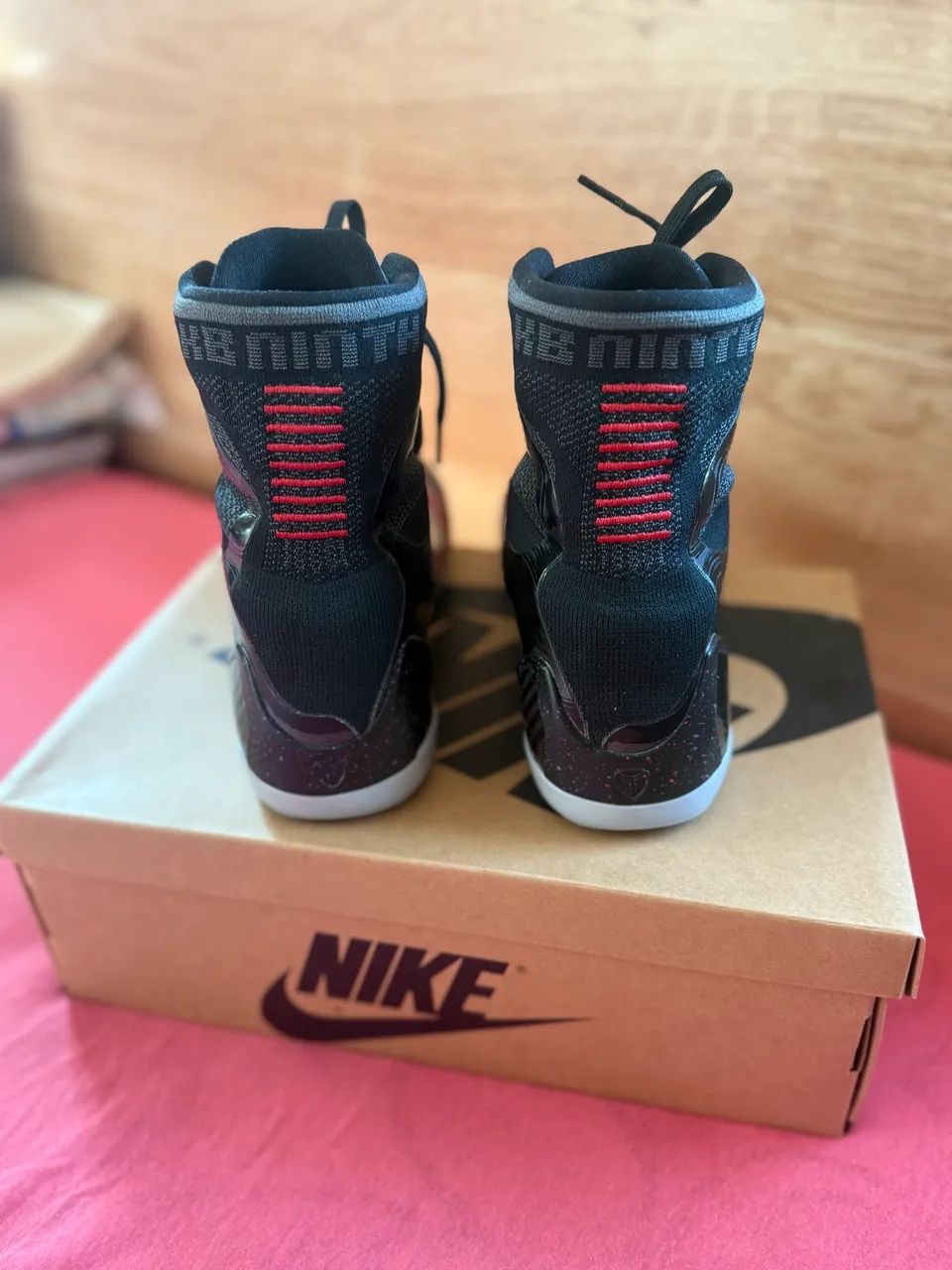 Nike Kobe 9 Protro Elite Masterpiece Black Metallic Silver
