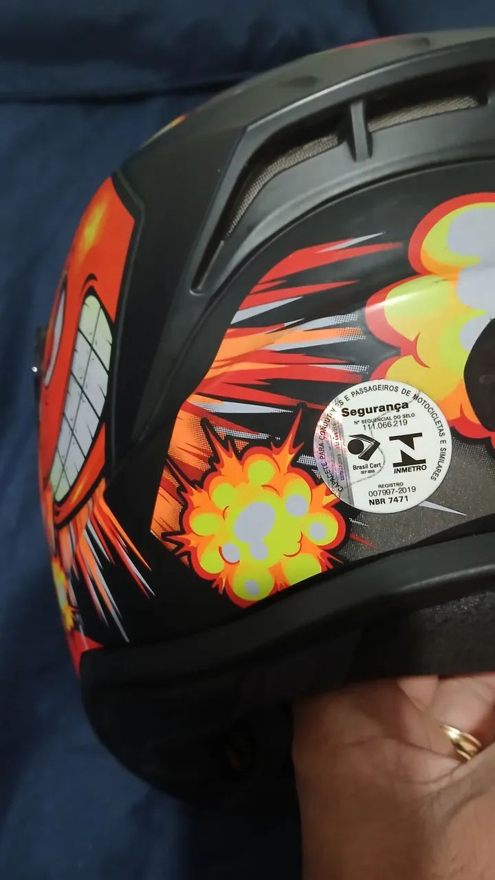 Capacete Moto - Design Explosivo AXXIS 62XL - Foto 3