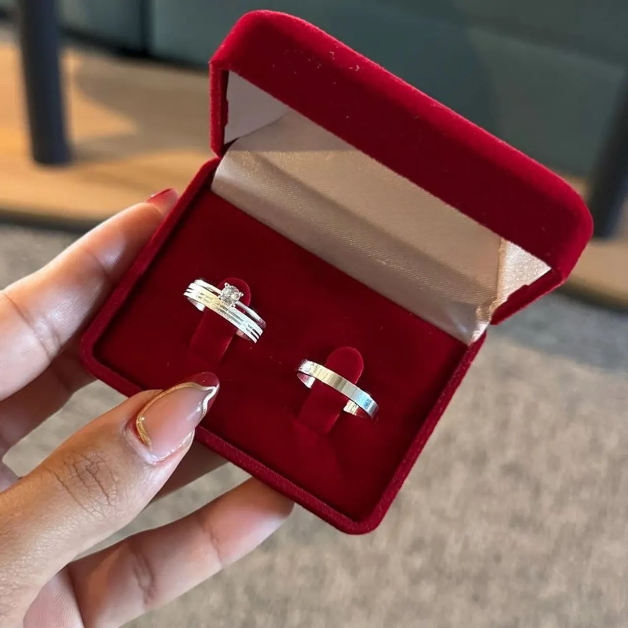 Anéis de compromisso com entrega grátis  - Foto 4