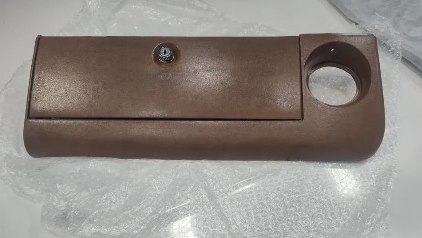 Tampa Porta Luvas Moldura Opala 75/80 Original Gm Marrom - Foto 5