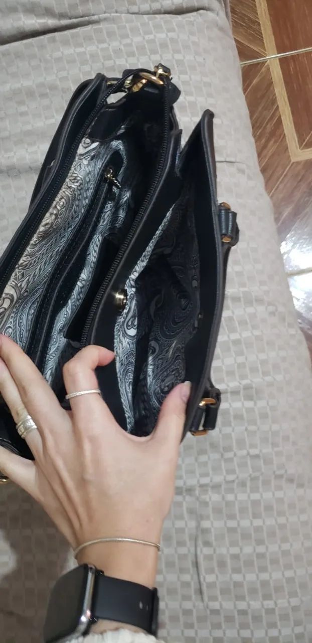 Bolsa Chenson Preta - Foto 5