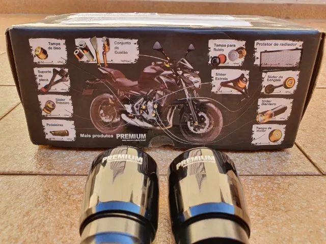 Slider Motor Dianteiro Premium Racing Kawasaki - Zx-6r 636 Zeros