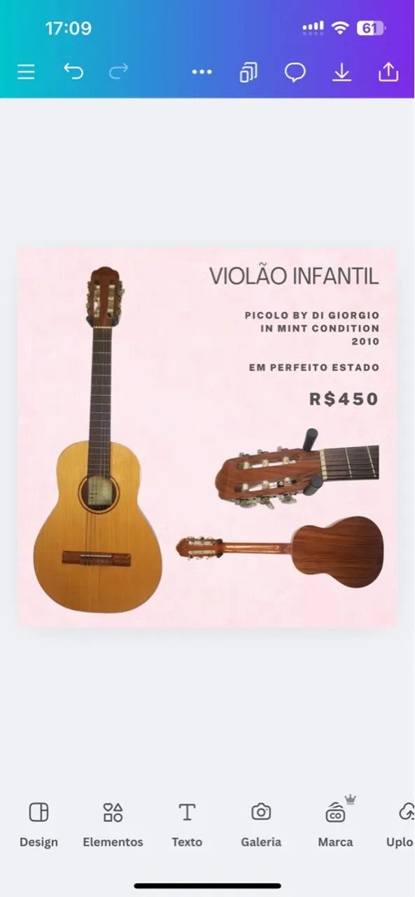 Violão Infantil