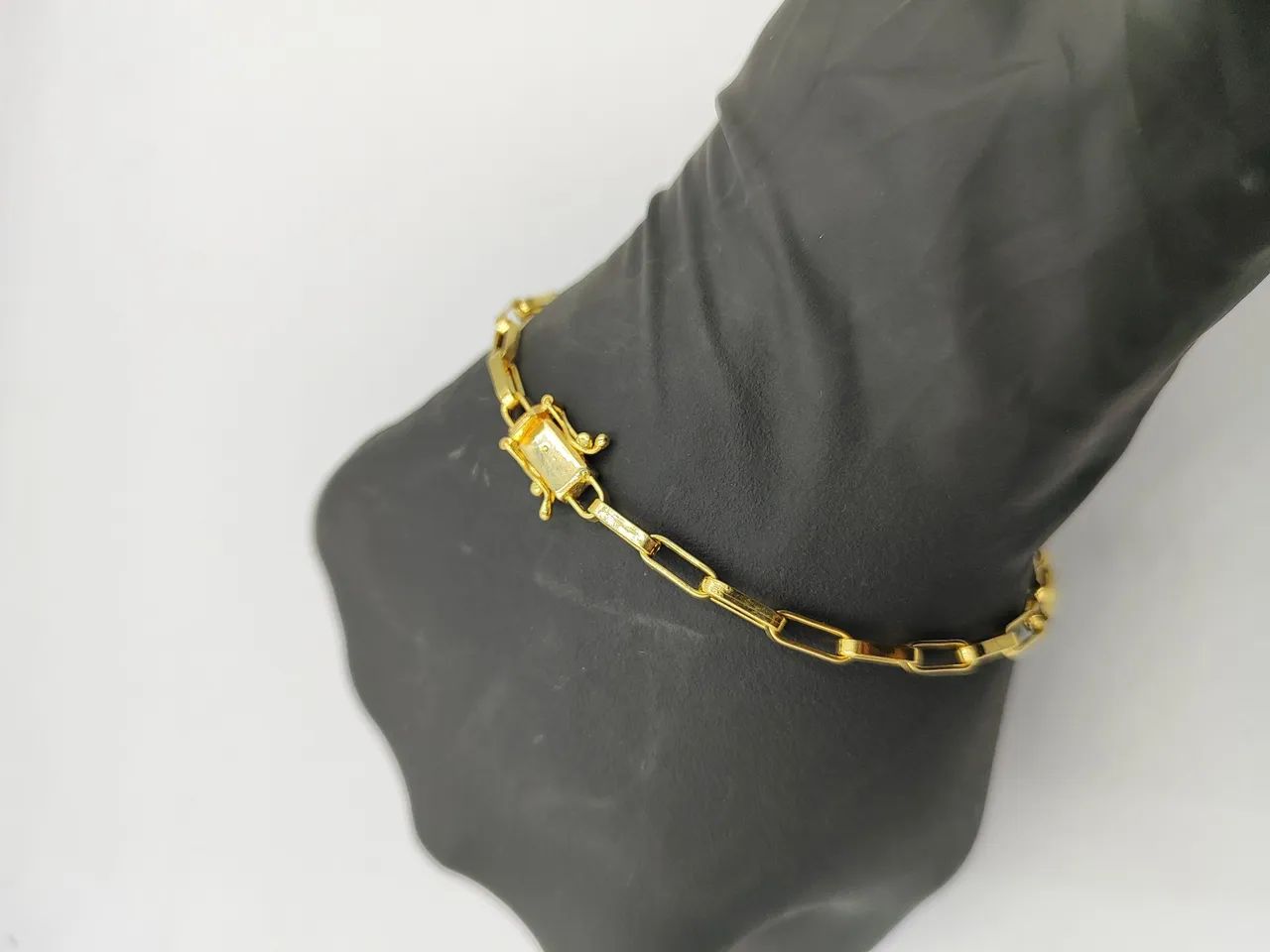 Pulseira cartie tijolinho oca ouro 18k/750 - Foto 3
