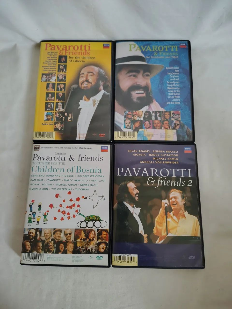 Dvds The Pavarotti & Friends Collection 1992-2000 4 Dvds - Foto 5