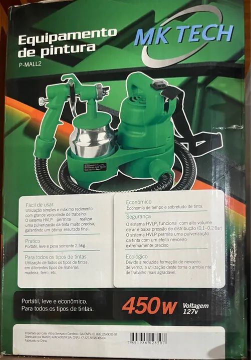 Pistola de pintura HVLP