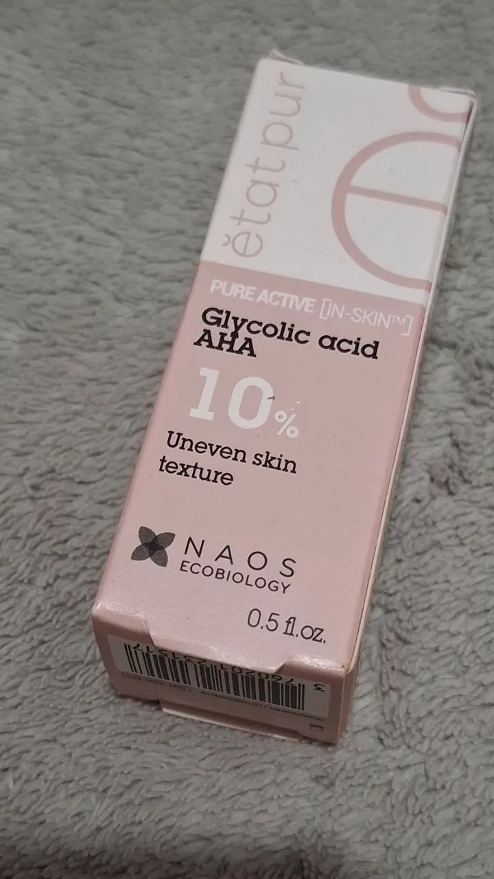 Ácido Glicólico 10% para textura irregular da pele