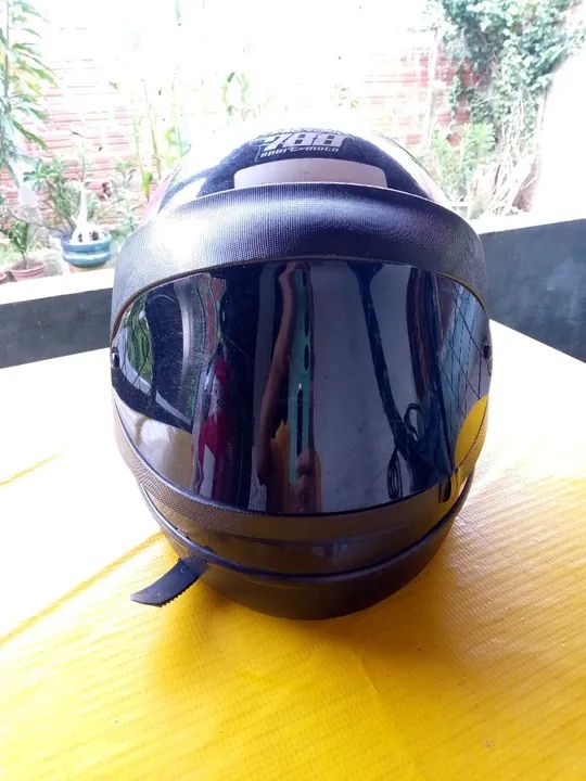 Capacete Moto - Preto -  Em ótimo estado