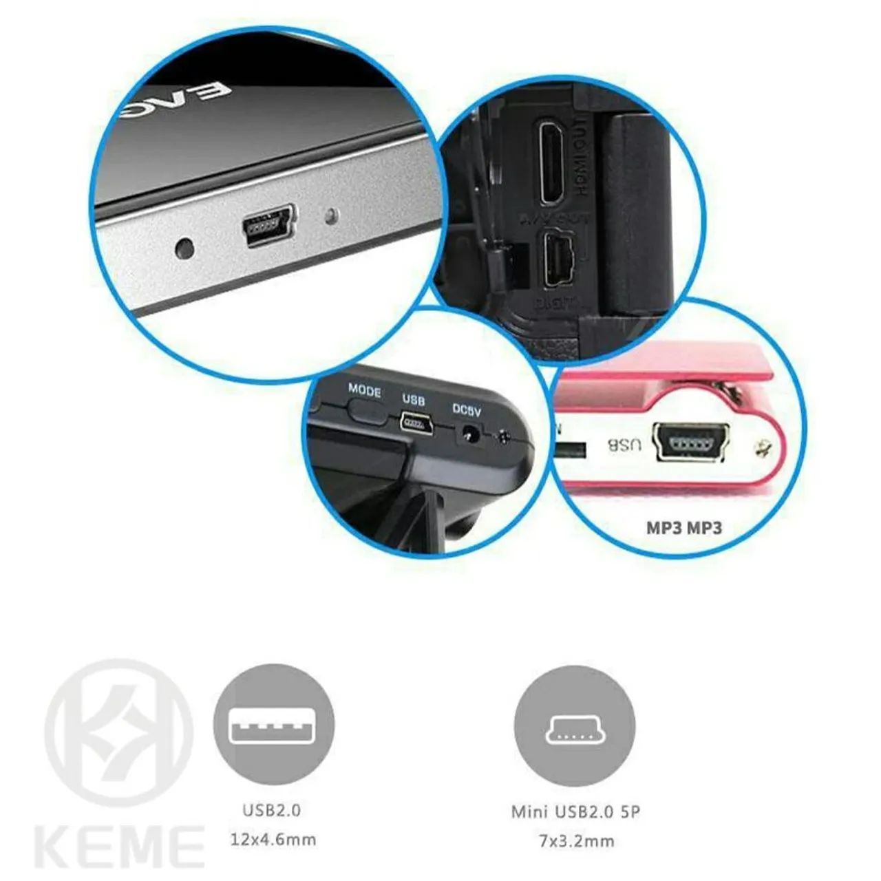 Cabo USB para mini5P - Foto 2