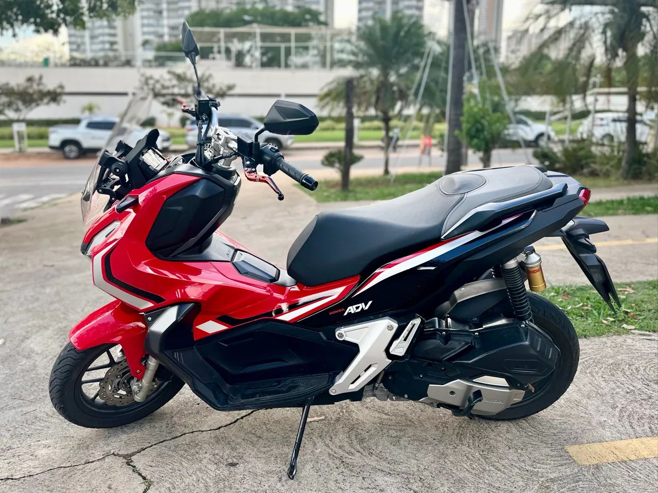 Vendo Honda ADV 150cv 2021 Vermelha  - Foto 7
