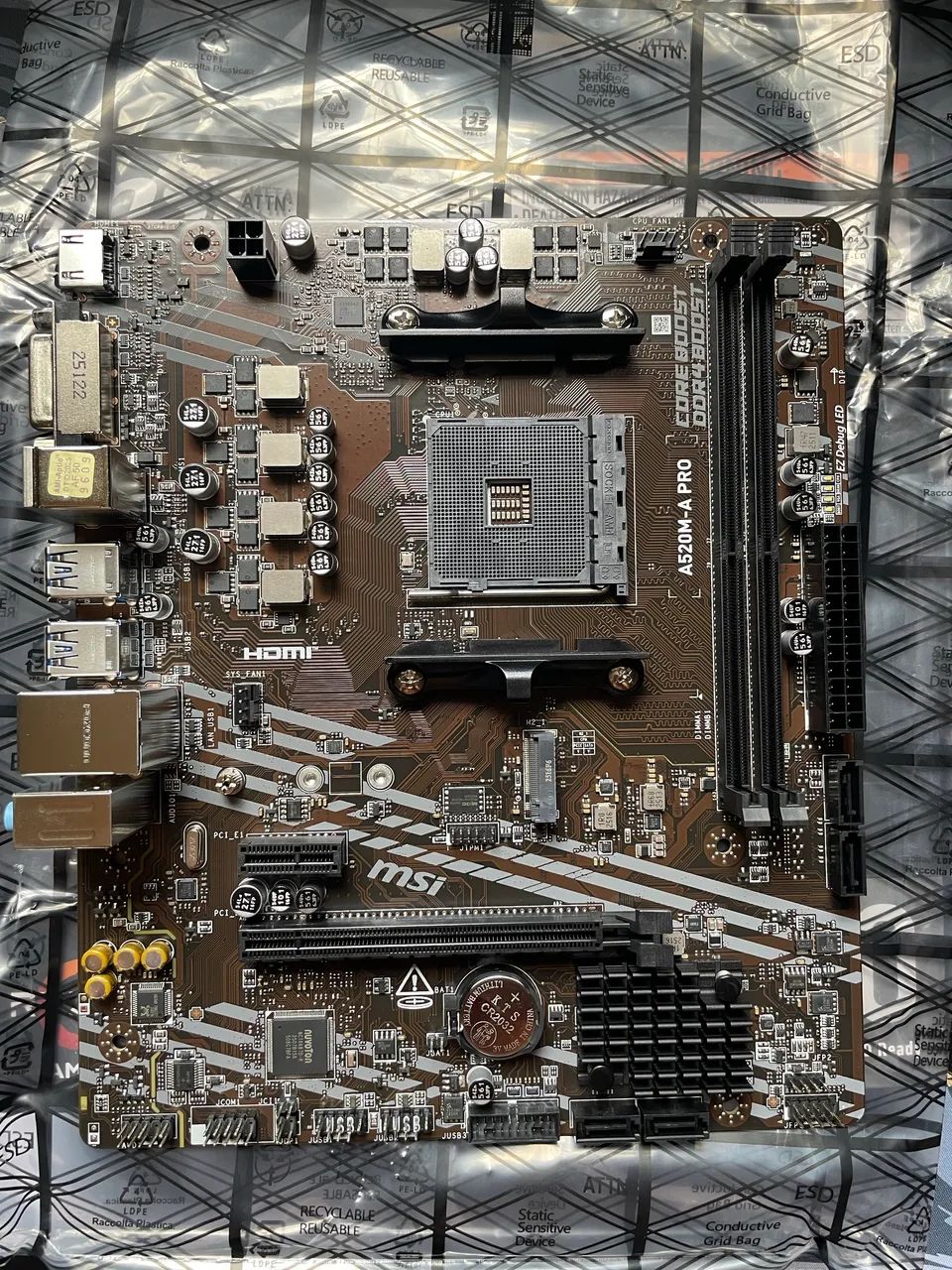 Placa Mãe MSI A520M-A PRO  - Foto 2