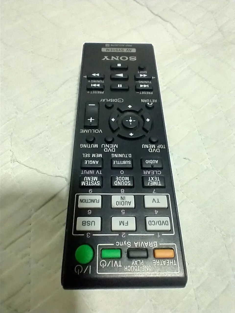 Controle remoto ORIGINAL AV System Sony Rm-adu079 (Usado) - Foto 5