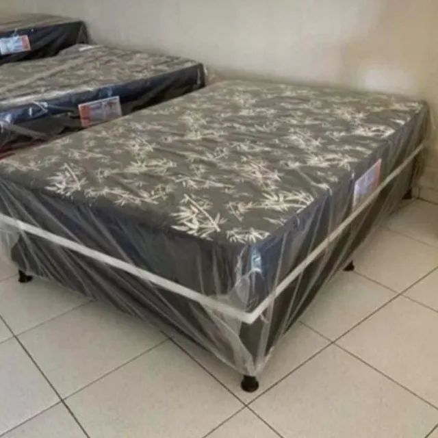 Cama Box Casal com pés _ Preço Baixo