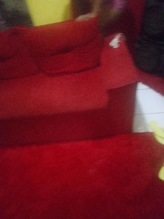 Sofá de Canto Vermelho - Foto 4