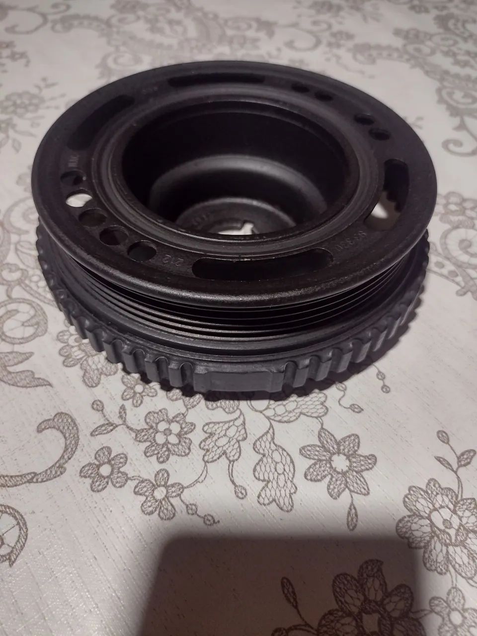 Polia Fonica/Multi V do girabrequim com sistema Ante_vibracao. - Foto 2