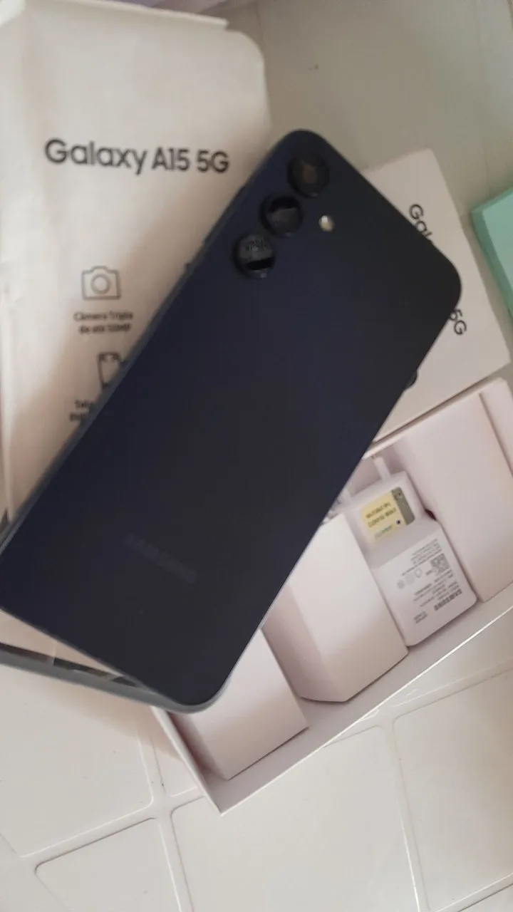 Oportunidade A15 5G 256G 8 RAM cx 'Garantia td original case protetora já