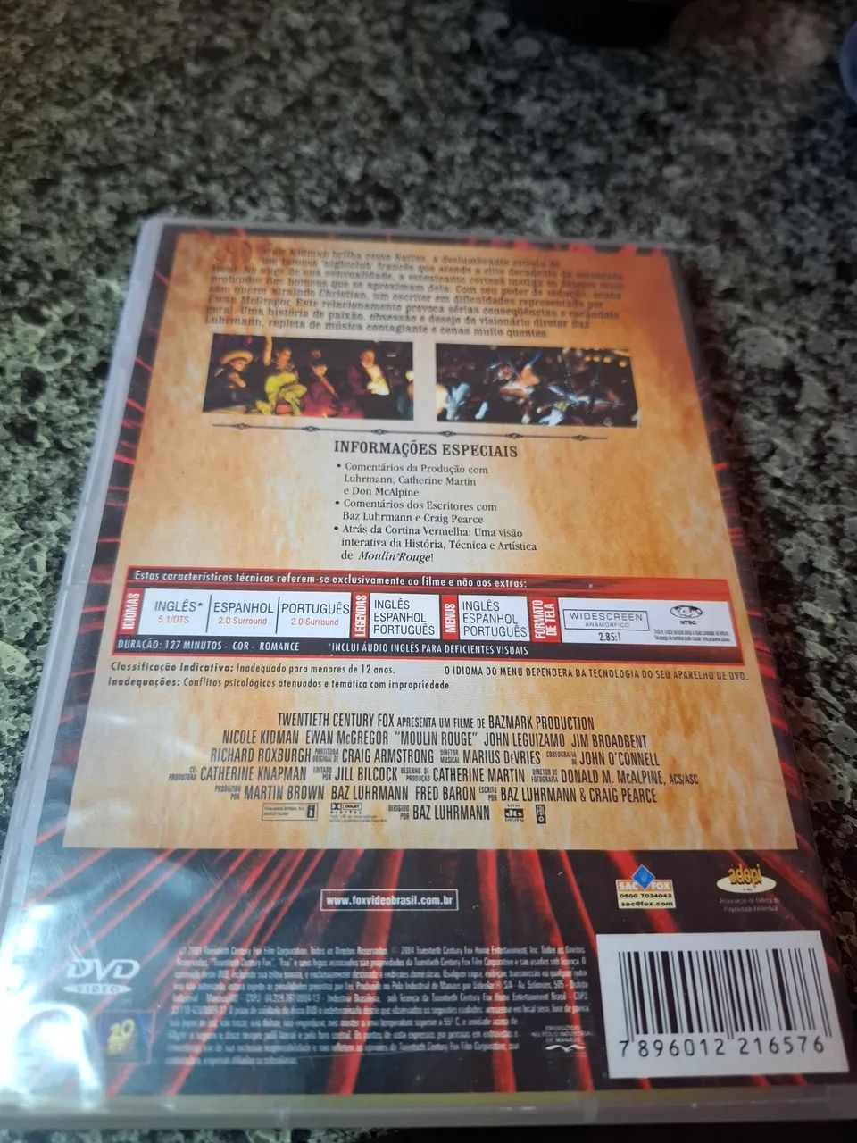 Dvd Moulin Rouge  - Foto 2