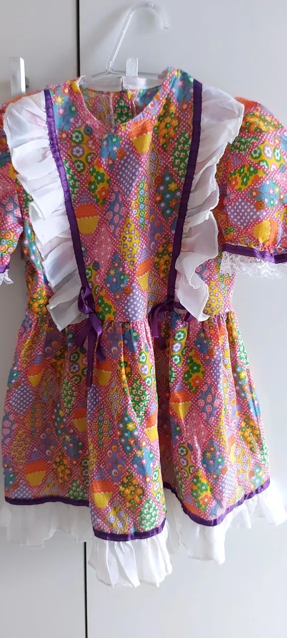 Vestido Infantil festa junina