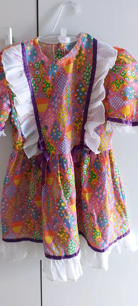 Vestido Infantil festa junina