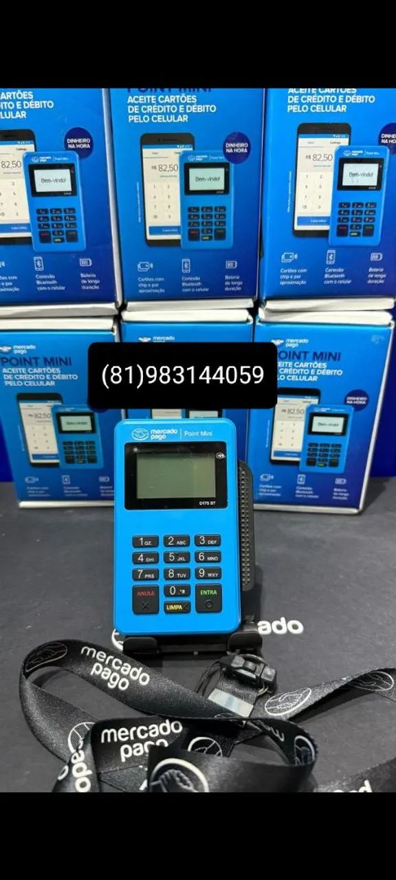 Maquininha de cartão Point Mini Mercado Pago