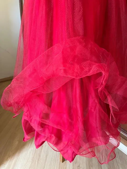 Vestido seda, bordado
