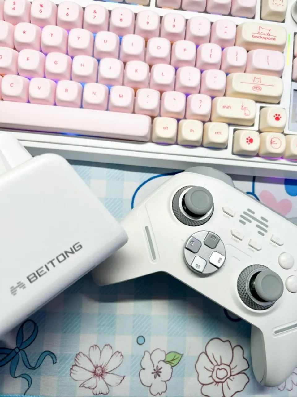 BEITONG KP40 Elite Wireless Pro Controller e SUPORTE - Foto 2