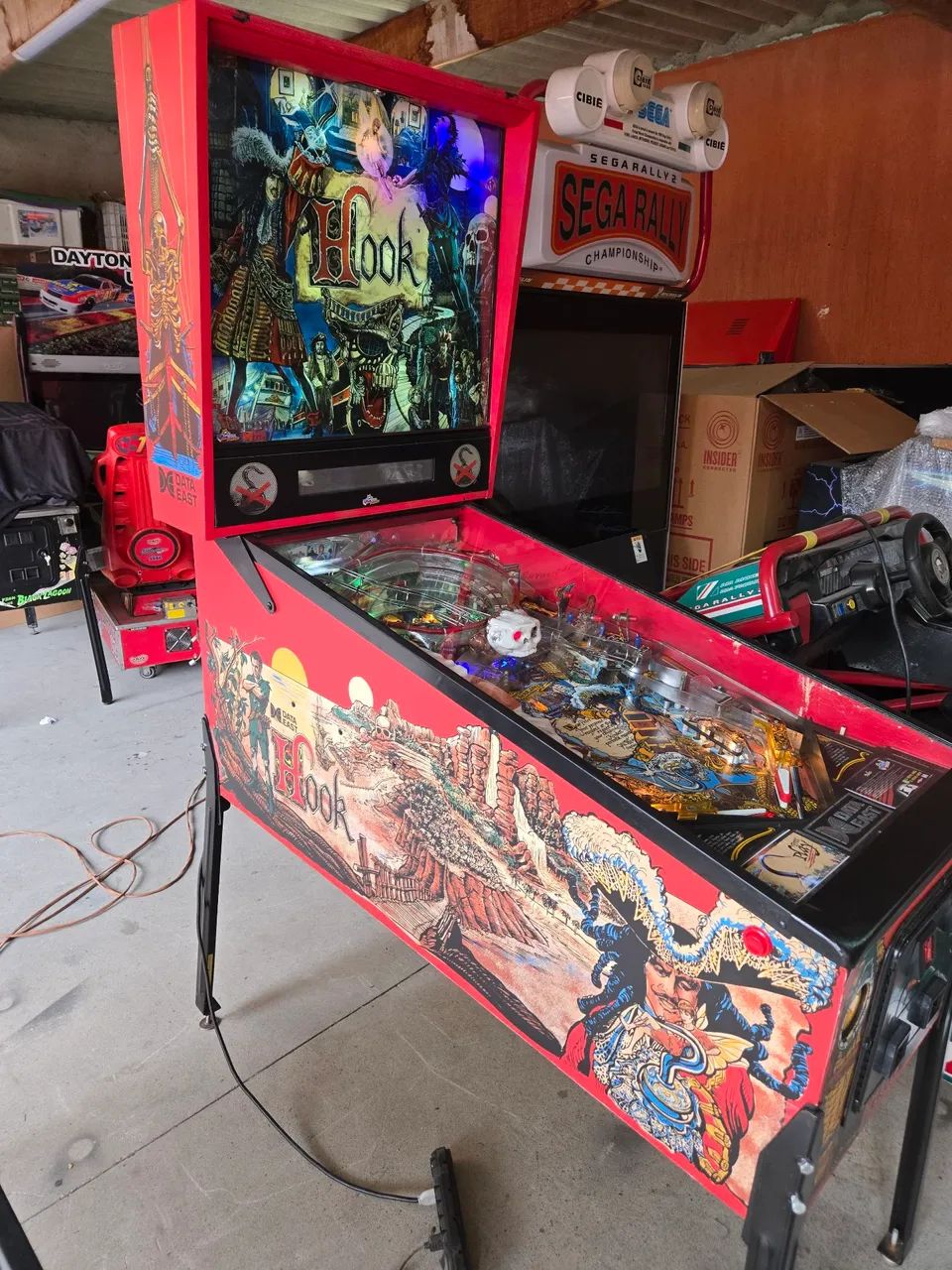 Pinball fliperama Hook - Capitão Gancho Peterpan - Foto 5