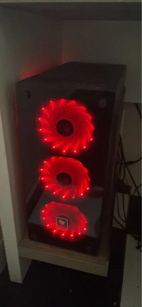 PC GAMER COMPLETO Com Monitor: Ryzen 5 5500+ GTX 1660