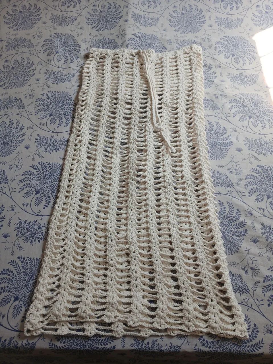 Saida de banho de croche 