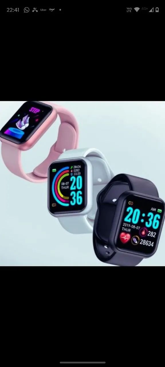 Smartwatch D20 - Monitoramento de Saúde