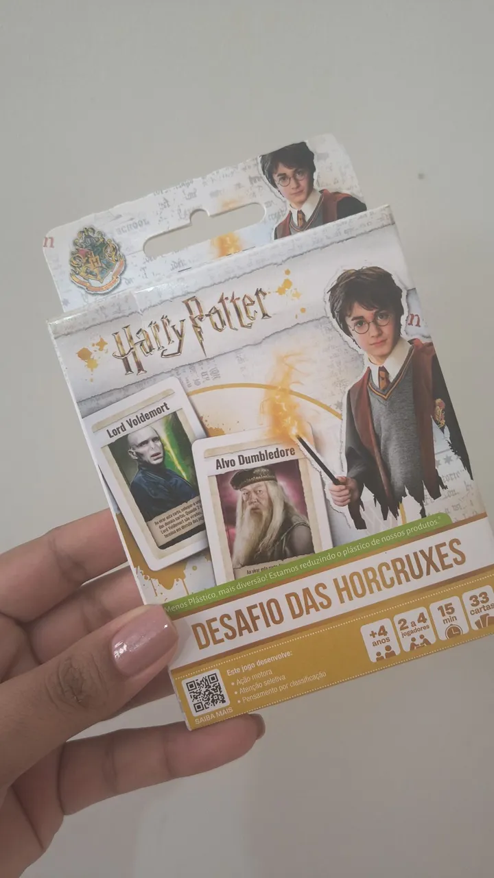 Jogo de Cartas Harry Potter Desafio das Horcruxes