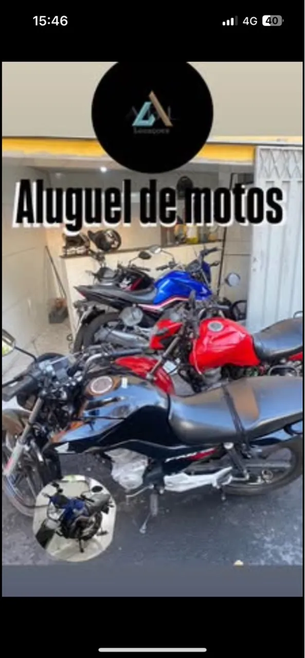 Aluguel de Motos - alugo motos motociclos