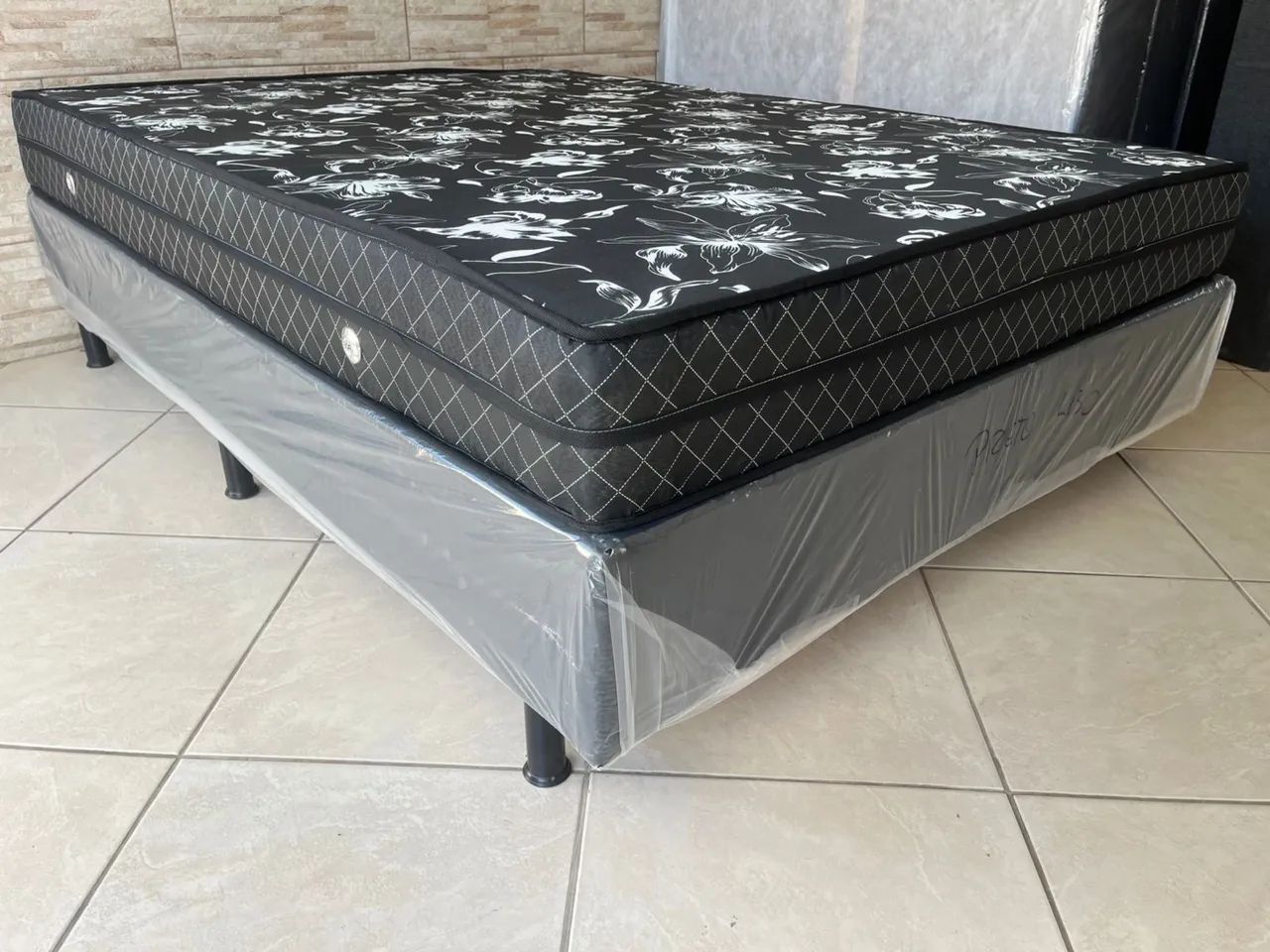 Cama box casal de espuma 100% 1.88x1.38 - Foto 4