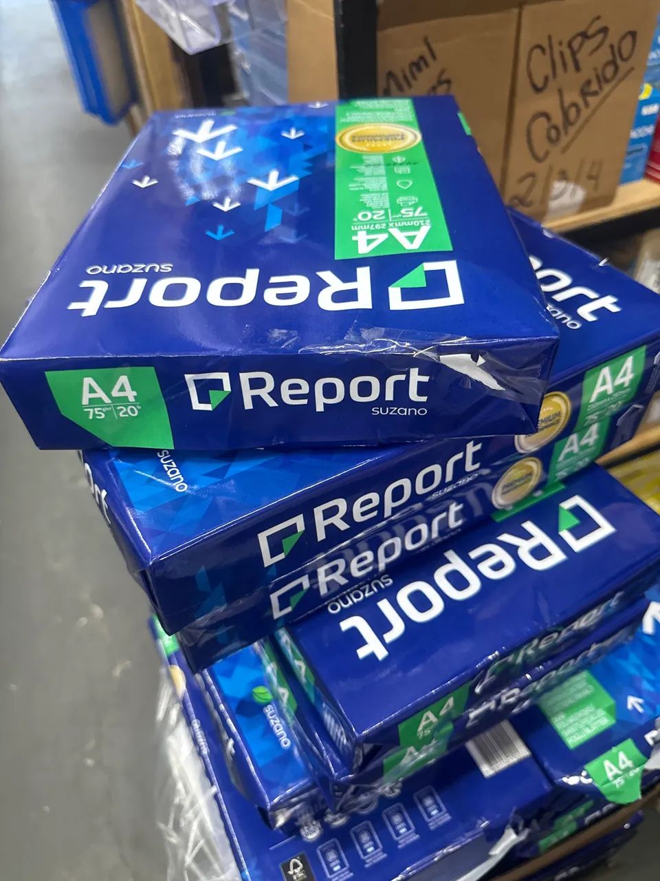 Papel Sulfite  A4 75 g resma com 500 folhas - Foto 2