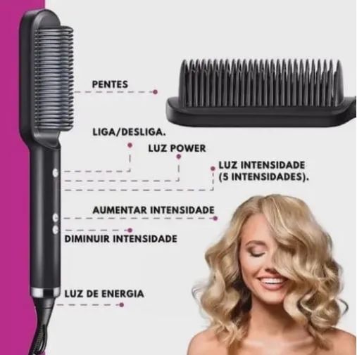 Escova Pente Secadora - Nova