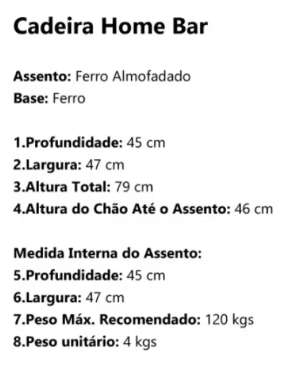 Cadeira Dobrável Preta - Foto 2