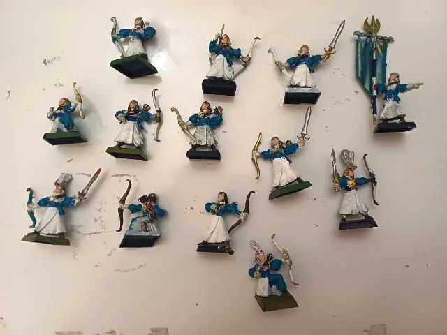 Warhammer Fantasy High Elves Archers, Pintado, Com Comando - Foto 5