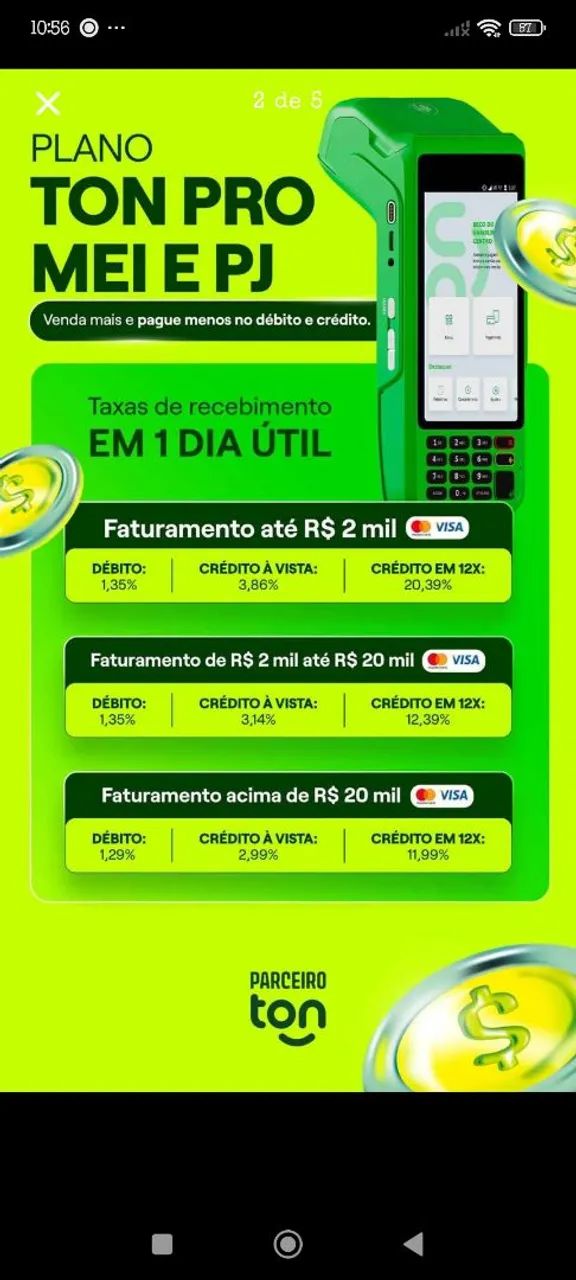 Maquininha de cartão  - Foto 6