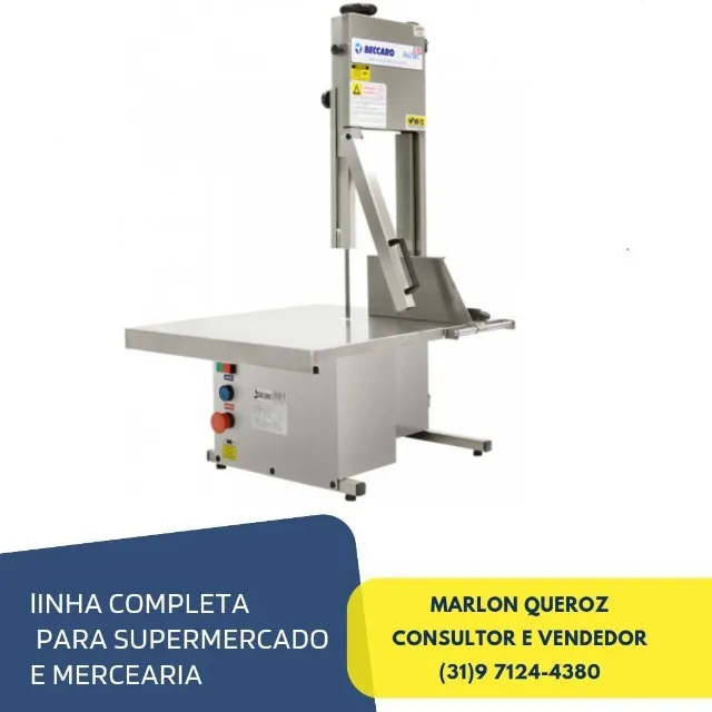 Serra Fita de Mesa Beccaro Inox Bivolt
