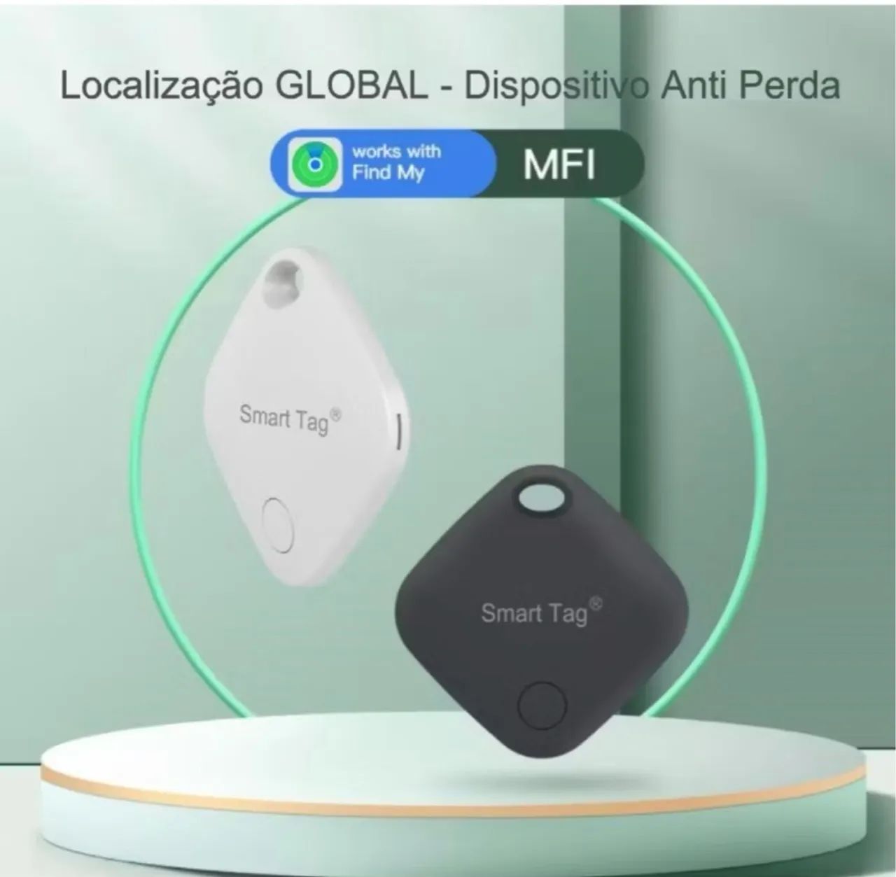 Rastreador Smart Tag Apple Certificado MFI - Rastreamento Ilimitado - Foto 3
