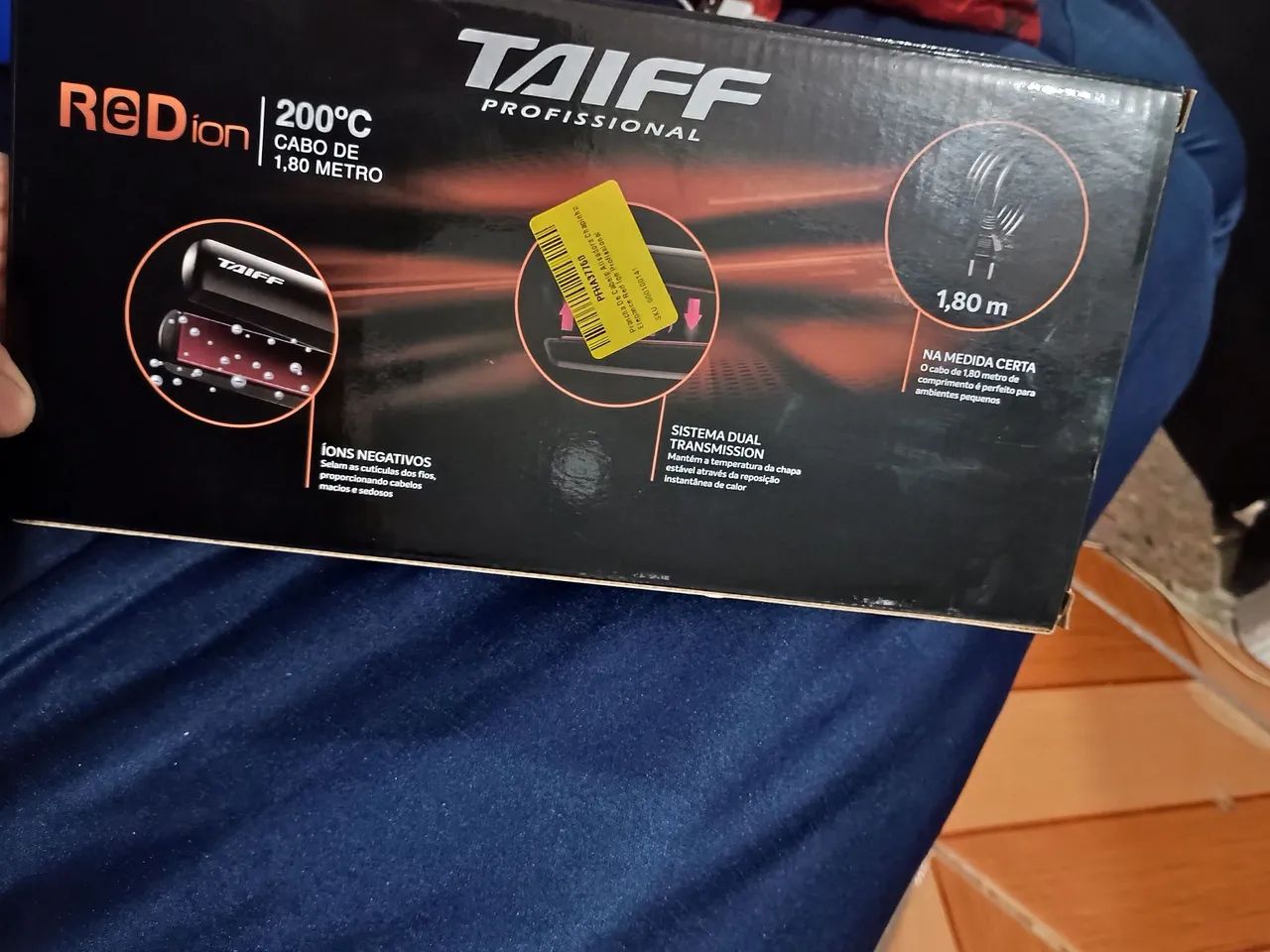 Prancha de Cabelo Taiff Red Ion 200°C