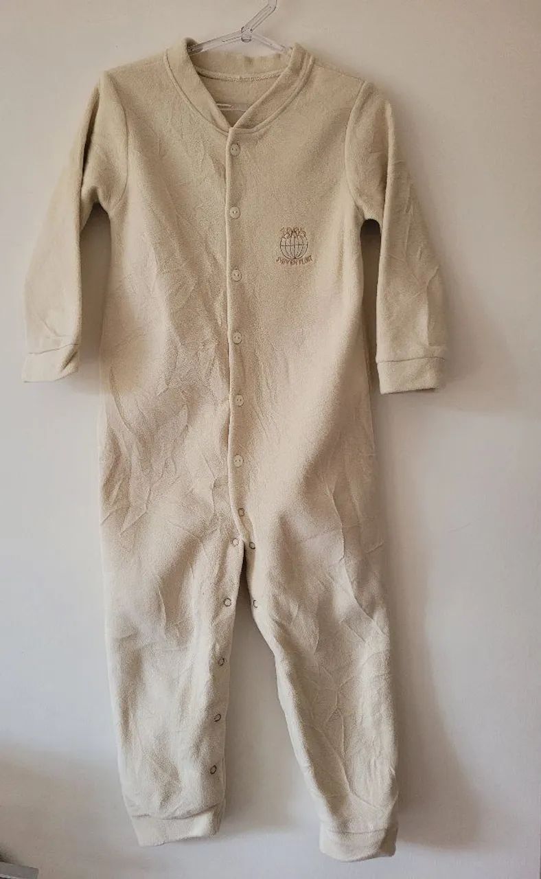 Macacão Soft Infantil Bege